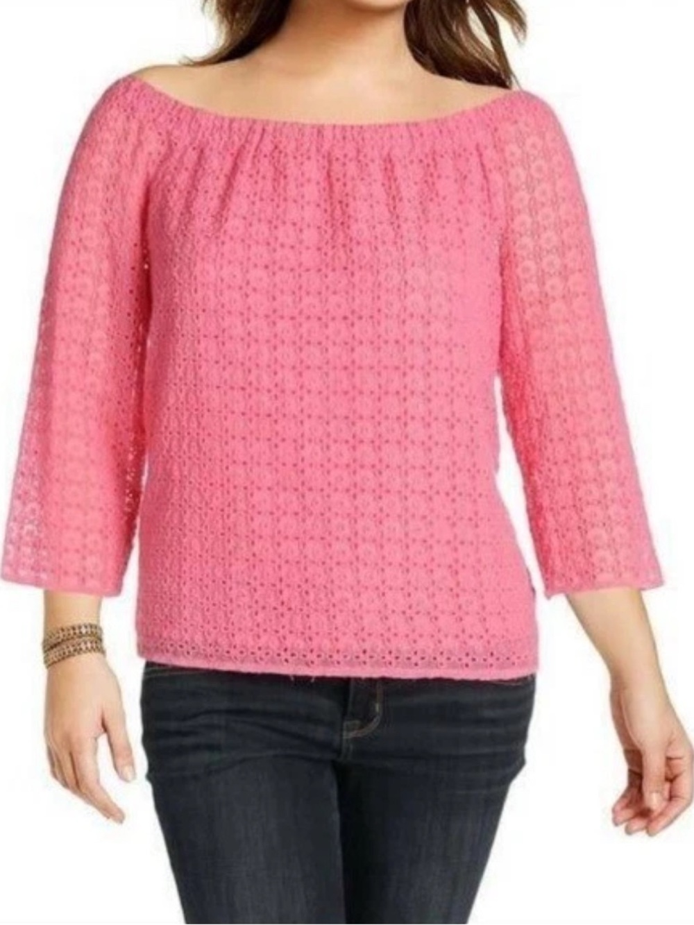 Tommy Hilfiger Women’s Off Shoulder Long Sleeve Size Top XL